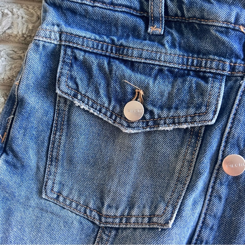 Anthropologie Pilcro Country Denim Skort-  Size 28- NWT - Picture 4 of 10